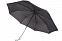 Зонт складной Fiber, черный с логотипом в Санкт-Петербурге заказать по выгодной цене в кибермаркете AvroraStore