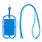 Картхолдер с креплением для телефона, синий с логотипом в Санкт-Петербурге заказать по выгодной цене в кибермаркете AvroraStore