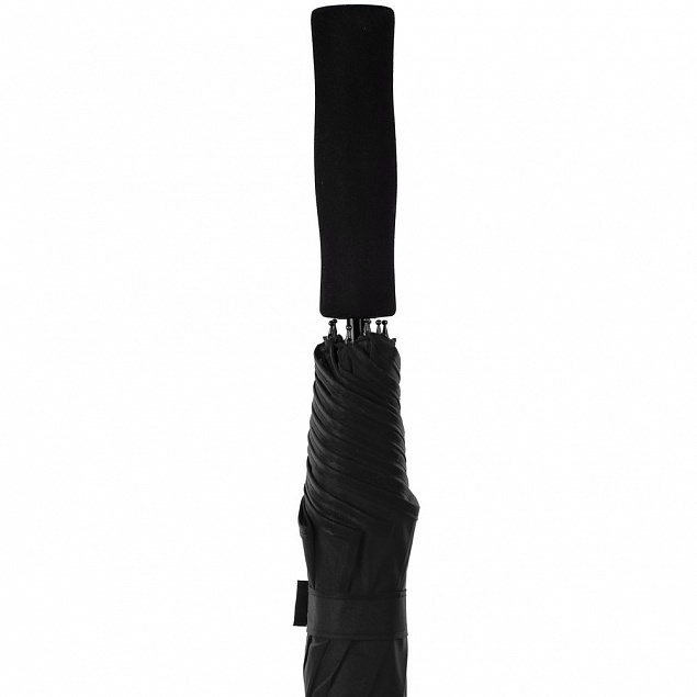 Зонт-трость Color Play, черный с логотипом в Санкт-Петербурге заказать по выгодной цене в кибермаркете AvroraStore