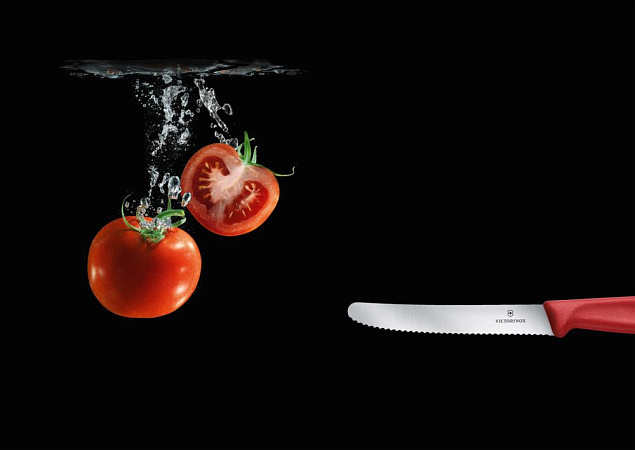 Нож для овощей Victorinox Swiss Classic, черный с логотипом в Санкт-Петербурге заказать по выгодной цене в кибермаркете AvroraStore