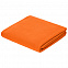 Флисовый плед Warm&Peace, оранжевый с логотипом в Санкт-Петербурге заказать по выгодной цене в кибермаркете AvroraStore