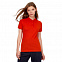 Рубашка поло женская Inspire, красная с логотипом в Санкт-Петербурге заказать по выгодной цене в кибермаркете AvroraStore