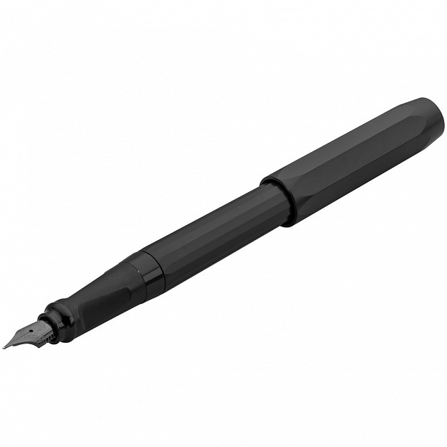 Ручка перьевая Perkeo, черная с логотипом в Санкт-Петербурге заказать по выгодной цене в кибермаркете AvroraStore