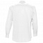 Рубашка мужская с длинным рукавом BOSTON, белая с логотипом в Санкт-Петербурге заказать по выгодной цене в кибермаркете AvroraStore