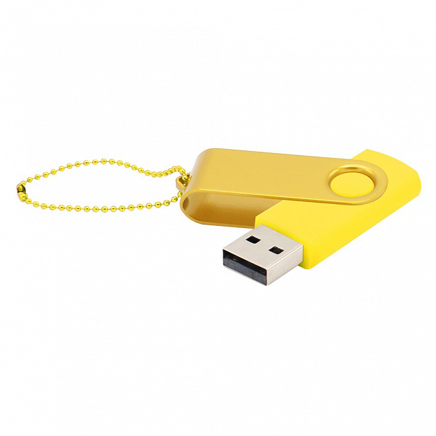 Флешка Designer To Go 2.0 USB 16Gb, желтый с логотипом в Санкт-Петербурге заказать по выгодной цене в кибермаркете AvroraStore