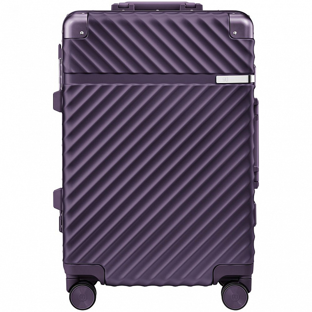 Чемодан Aluminum Frame PC Luggage V1, фиолетовый с логотипом в Санкт-Петербурге заказать по выгодной цене в кибермаркете AvroraStore