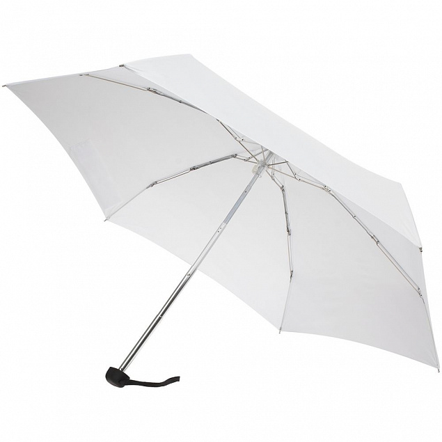Зонт складной Five, белый с логотипом в Санкт-Петербурге заказать по выгодной цене в кибермаркете AvroraStore