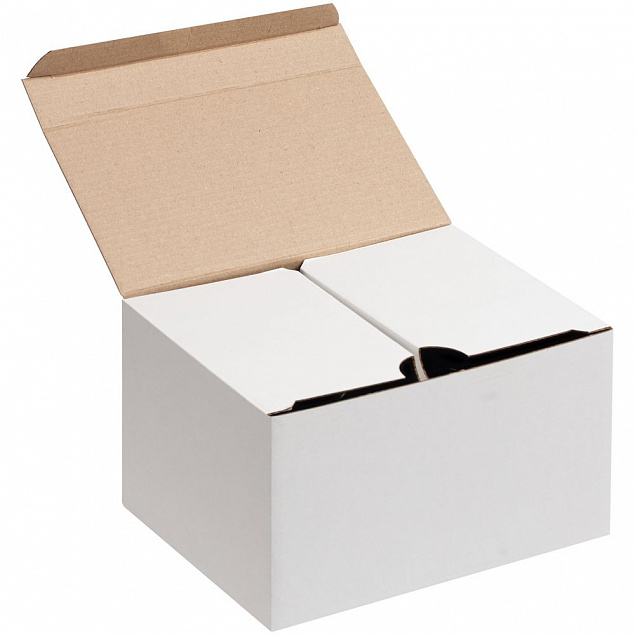 Коробка Couple Cup под 2 кружки, большая, белая с логотипом в Санкт-Петербурге заказать по выгодной цене в кибермаркете AvroraStore
