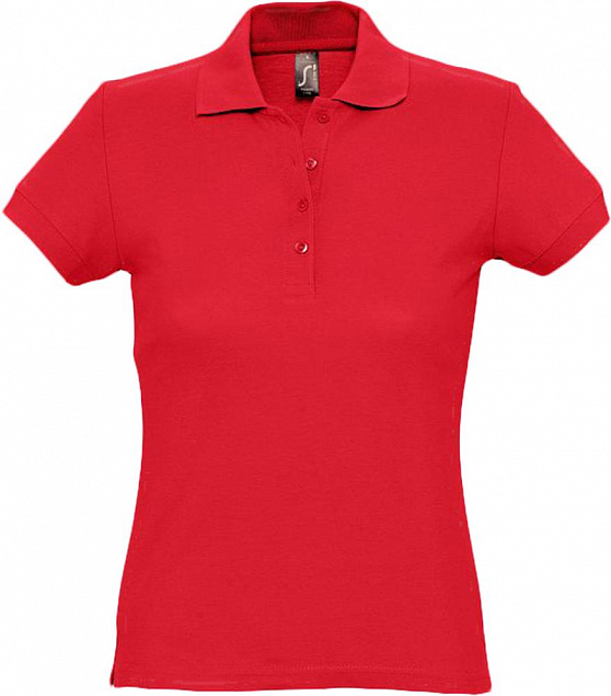 Рубашка поло женская PASSION 170, красная с логотипом в Санкт-Петербурге заказать по выгодной цене в кибермаркете AvroraStore