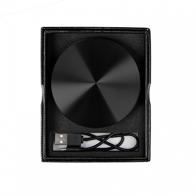 Универсальный аккумулятор "UFO" (6000mAh) в подарочной коробке, черный,8,6х1,5 см,металл с логотипом в Санкт-Петербурге заказать по выгодной цене в кибермаркете AvroraStore
