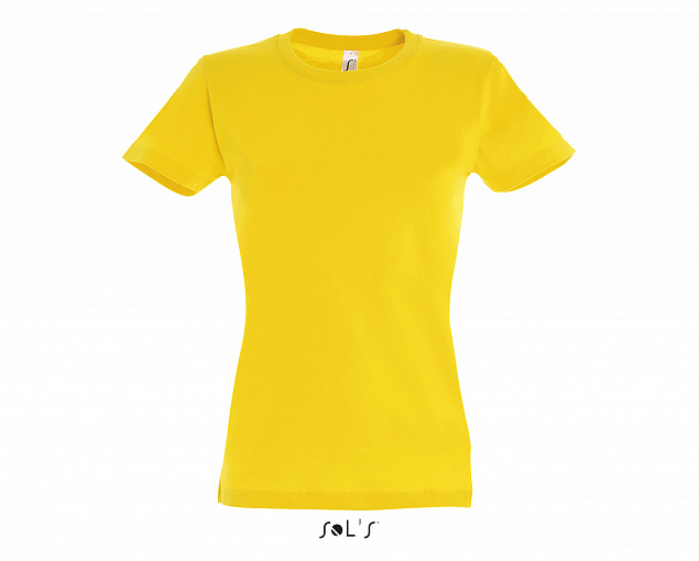 Фуфайка (футболка) IMPERIAL женская,Жёлтый 3XL с логотипом в Санкт-Петербурге заказать по выгодной цене в кибермаркете AvroraStore