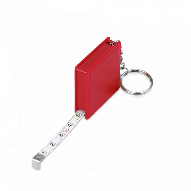 Брелок-рулетка Tape - Красный PP с логотипом в Санкт-Петербурге заказать по выгодной цене в кибермаркете AvroraStore