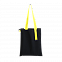 Шопер Superbag black (чёрный с жёлтым) с логотипом в Санкт-Петербурге заказать по выгодной цене в кибермаркете AvroraStore