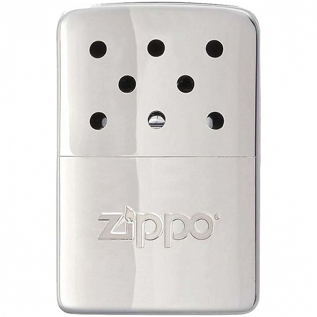 Каталитическая грелка для рук Zippo Mini, серебристая с логотипом в Санкт-Петербурге заказать по выгодной цене в кибермаркете AvroraStore
