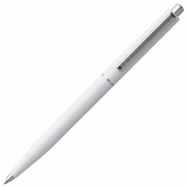 Ручка шариковая Senator Point ver.2, белая с логотипом в Санкт-Петербурге заказать по выгодной цене в кибермаркете AvroraStore