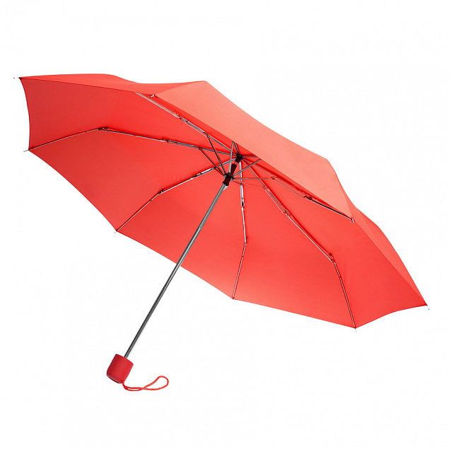 Зонт складной Lid - Красный PP с логотипом в Санкт-Петербурге заказать по выгодной цене в кибермаркете AvroraStore