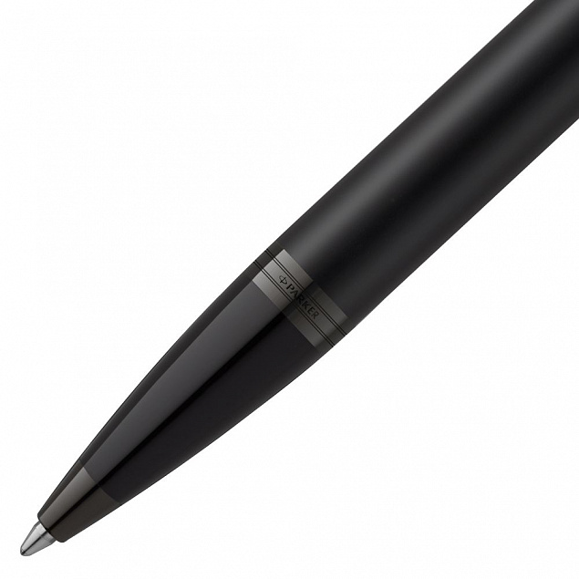 Ручка шариковая Parker IM Achromatic Black с логотипом в Санкт-Петербурге заказать по выгодной цене в кибермаркете AvroraStore
