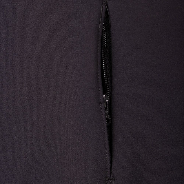 Куртка женская Hooded Softshell черная с логотипом в Санкт-Петербурге заказать по выгодной цене в кибермаркете AvroraStore