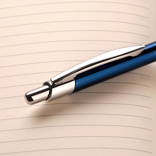 Шариковая ручка Portobello PROMO, синяя с логотипом в Санкт-Петербурге заказать по выгодной цене в кибермаркете AvroraStore