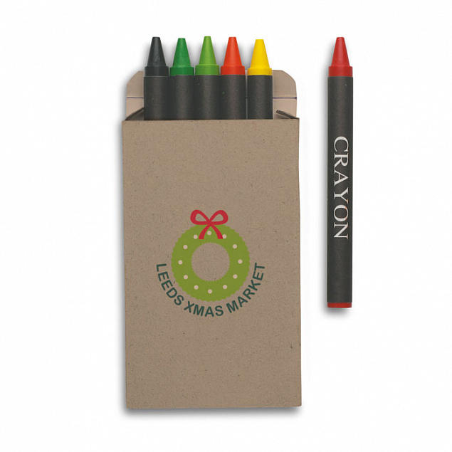 Набор восковых карандашей с логотипом в Санкт-Петербурге заказать по выгодной цене в кибермаркете AvroraStore