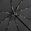 Зонт складной Steel, черный с логотипом в Санкт-Петербурге заказать по выгодной цене в кибермаркете AvroraStore
