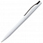 Ручка шариковая Pin, белая с черным с логотипом в Санкт-Петербурге заказать по выгодной цене в кибермаркете AvroraStore