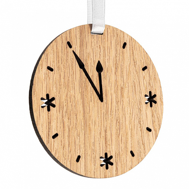 Деревянная подвеска Christmate, часы с логотипом в Санкт-Петербурге заказать по выгодной цене в кибермаркете AvroraStore