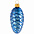 Елочная игрушка «Шишка», синяя с логотипом в Санкт-Петербурге заказать по выгодной цене в кибермаркете AvroraStore