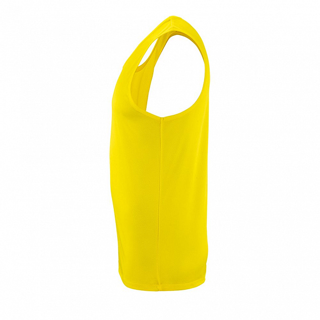 Майка мужская Sporty TT Men, желтый неон с логотипом в Санкт-Петербурге заказать по выгодной цене в кибермаркете AvroraStore