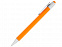 Ручка шариковая Athens черные чернила, оранжевый с логотипом в Санкт-Петербурге заказать по выгодной цене в кибермаркете AvroraStore