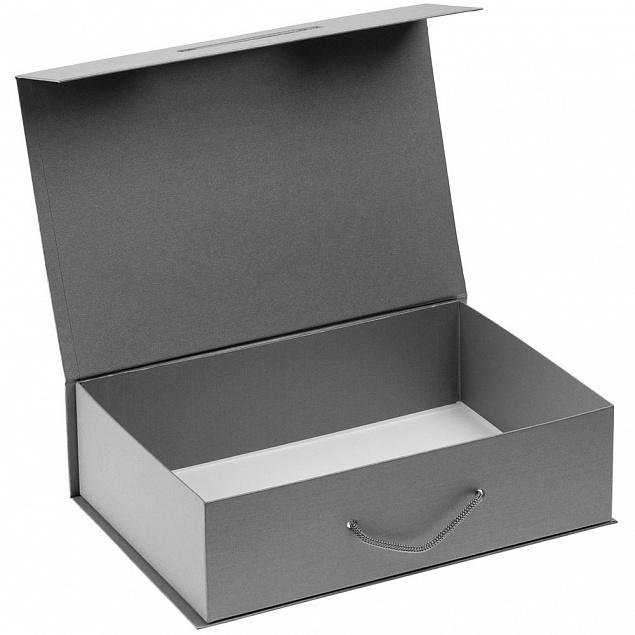 Коробка Case, подарочная, серебристая с логотипом в Санкт-Петербурге заказать по выгодной цене в кибермаркете AvroraStore