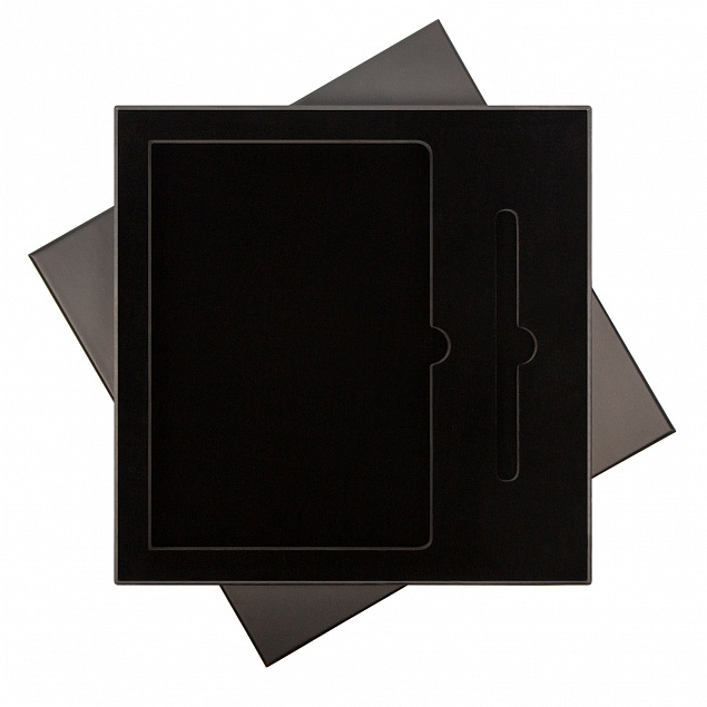 Подарочный набор Portobello/Rain черный (Ежедневник недат А5, Ручка) с логотипом в Санкт-Петербурге заказать по выгодной цене в кибермаркете AvroraStore
