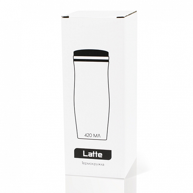 Термокружка Latte - Черный AA с логотипом в Санкт-Петербурге заказать по выгодной цене в кибермаркете AvroraStore