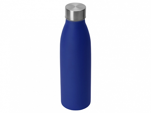 Стальная бутылка Rely, 800 мл, синий матовый с логотипом в Санкт-Петербурге заказать по выгодной цене в кибермаркете AvroraStore
