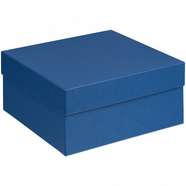 Коробка Satin, большая, синяя с логотипом в Санкт-Петербурге заказать по выгодной цене в кибермаркете AvroraStore