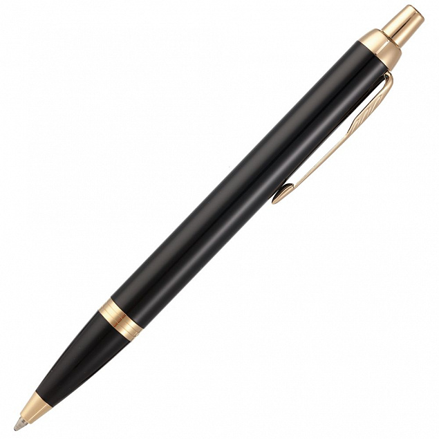 Ручка шариковая Parker IM Core K321 Black GT M с логотипом в Санкт-Петербурге заказать по выгодной цене в кибермаркете AvroraStore