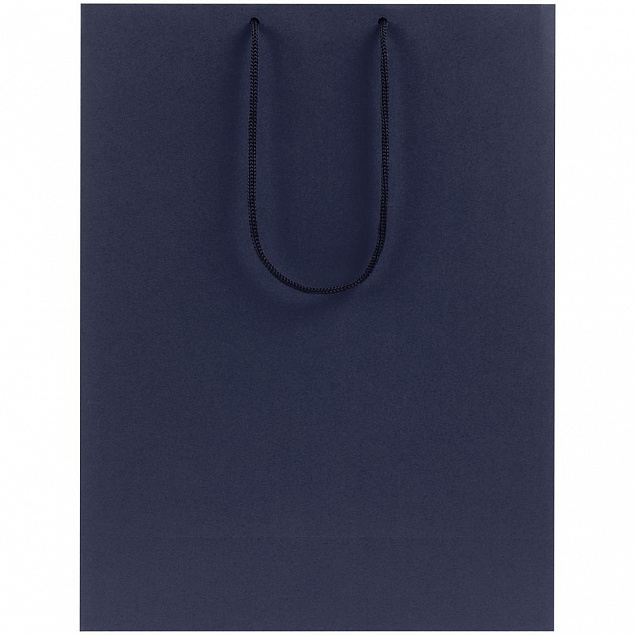 Пакет бумажный Porta XL, темно-синий с логотипом в Санкт-Петербурге заказать по выгодной цене в кибермаркете AvroraStore