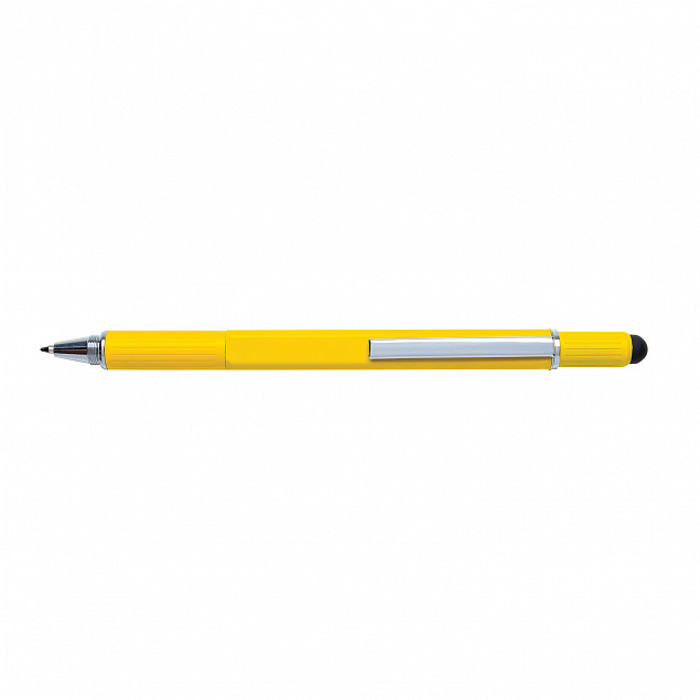 Многофункциональная ручка 5 в 1, желтый с логотипом в Санкт-Петербурге заказать по выгодной цене в кибермаркете AvroraStore