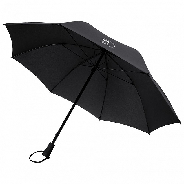 Зонт-трость «Разделение труда. Управгений», черный с логотипом в Санкт-Петербурге заказать по выгодной цене в кибермаркете AvroraStore