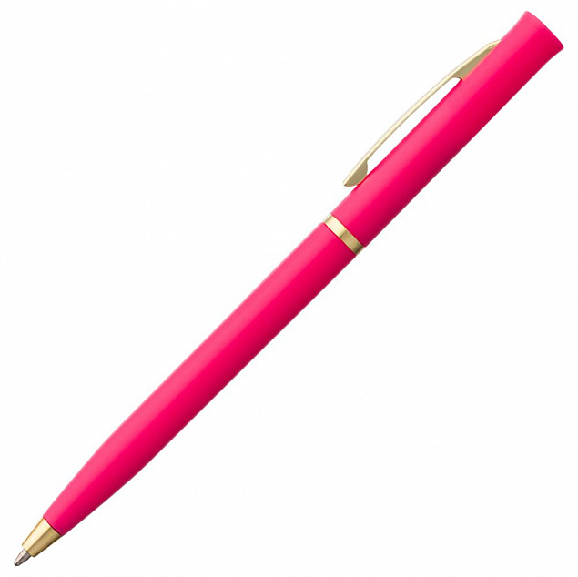 Ручка шариковая Euro Gold, розовая с логотипом в Санкт-Петербурге заказать по выгодной цене в кибермаркете AvroraStore