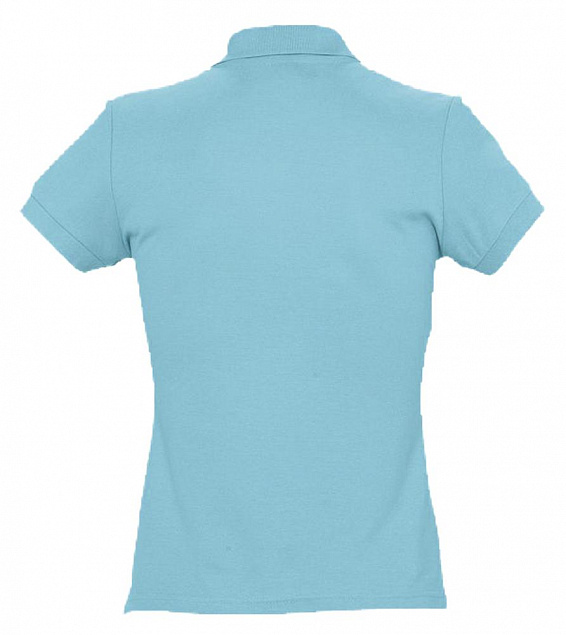 Рубашка поло женская PASSION 170, бирюзовая с логотипом в Санкт-Петербурге заказать по выгодной цене в кибермаркете AvroraStore