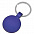 Брелок  "Круг", синий, 3,7х3,7х0,1 см, металл с логотипом в Санкт-Петербурге заказать по выгодной цене в кибермаркете AvroraStore