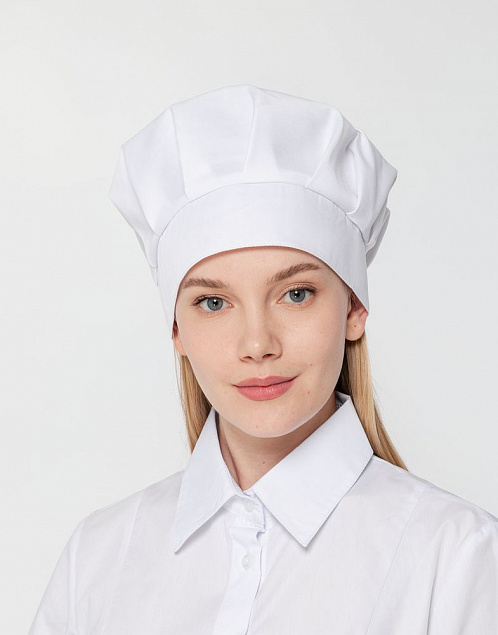 Колпак поварской Cookery, белый с логотипом в Санкт-Петербурге заказать по выгодной цене в кибермаркете AvroraStore