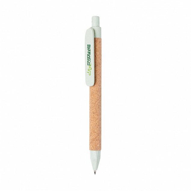 Эко-ручка Write, зеленый с логотипом в Санкт-Петербурге заказать по выгодной цене в кибермаркете AvroraStore