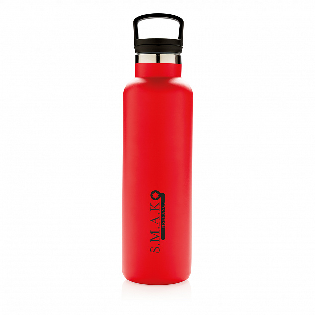 Герметичная вакуумная бутылка, красная с логотипом в Санкт-Петербурге заказать по выгодной цене в кибермаркете AvroraStore