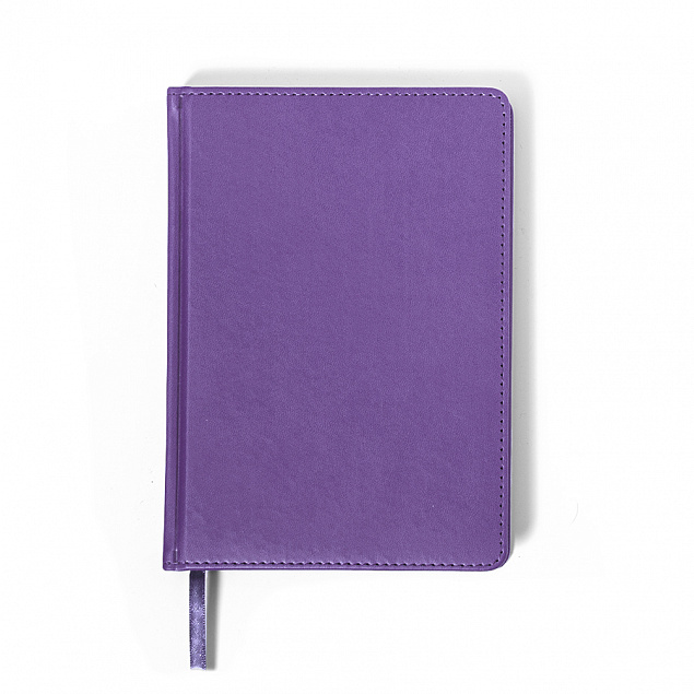 Ежедневник недатированный Campbell, А5, фиолетовый, белый блок с логотипом в Санкт-Петербурге заказать по выгодной цене в кибермаркете AvroraStore
