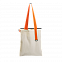 Шоппер Superbag (неокрашенный с оранжевым) с логотипом в Санкт-Петербурге заказать по выгодной цене в кибермаркете AvroraStore