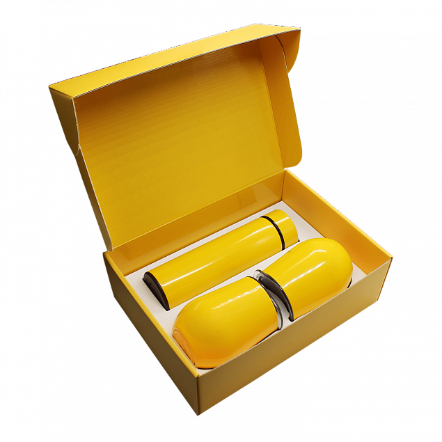 Набор Hot Box C2 yellow W (желтый) с логотипом в Санкт-Петербурге заказать по выгодной цене в кибермаркете AvroraStore