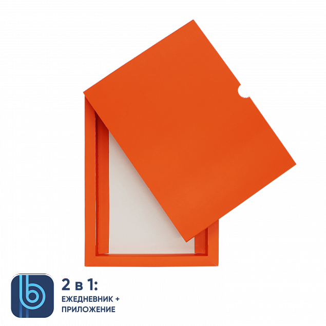 Коробка под ежедневник Bplanner (оранжевый) с логотипом в Санкт-Петербурге заказать по выгодной цене в кибермаркете AvroraStore