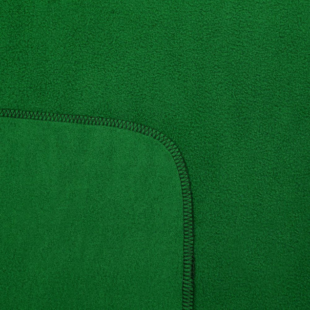 Флисовый плед Warm&Peace XL, зеленый с логотипом в Санкт-Петербурге заказать по выгодной цене в кибермаркете AvroraStore